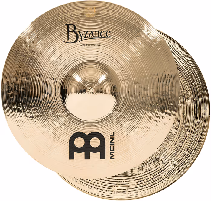 Meinl 14" Byzance Brilliant Medium Hi-hat - Činely hi-hat