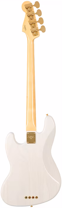 Fender Custom Shop American Custom Jazz Bass EBY NOS White Blonde - Elektrická basgitara