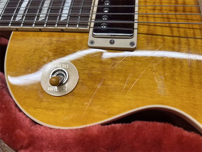 Gibson Les Paul Standard 60s Figured Top Honey Amber (použité) - Elektrická gitara