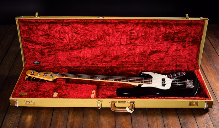 Fender 1990 Jazz Bass American Standard Longhorn - Elektrická basgitara