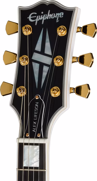 Epiphone IGC Alex Lifeson 1976 ES-355 Reissue Alpine White - Semiakustická gitara