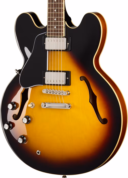Epiphone ES-335 LH Vintage Sunburst - Ľavoruká semiakustická gitara