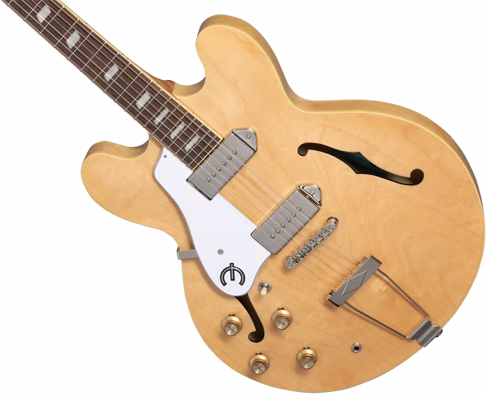 Epiphone Casino LH Natural - Ľavoruká semiakustická gitara