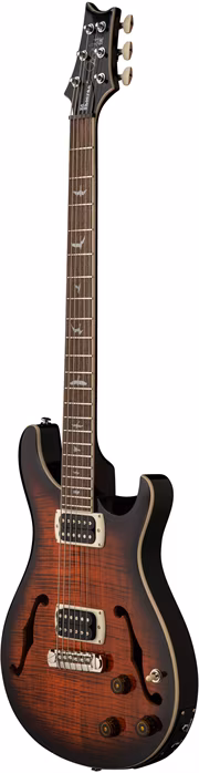 PRS SE Ed Sheeran Flat Back Hollowbody I Baritone Piezo Orange Tiger Smokeburst - Semiakustická gitara