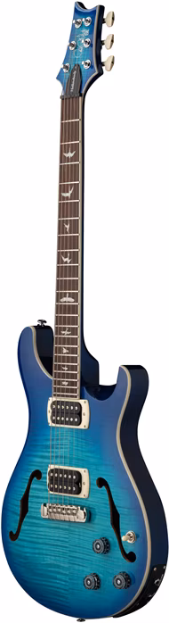 PRS SE Flat Back Hollowbody I Piezo Lake Blue - Semiakustická gitara