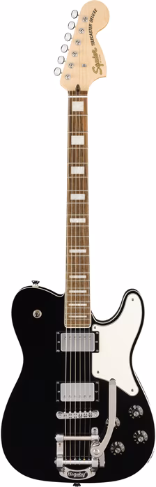 Fender Squier Paranormal Troublemaker Telecaster Deluxe Bigsby LRL BLK - Elektrická gitara