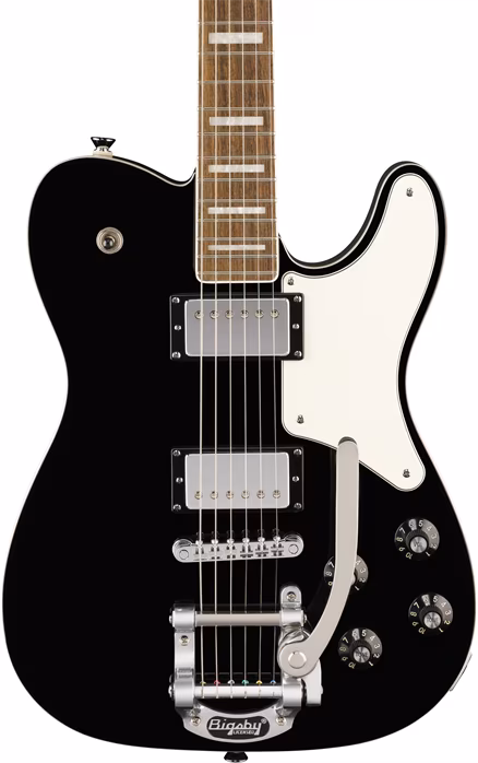 Fender Squier Paranormal Troublemaker Telecaster Deluxe Bigsby LRL BLK - Elektrická gitara