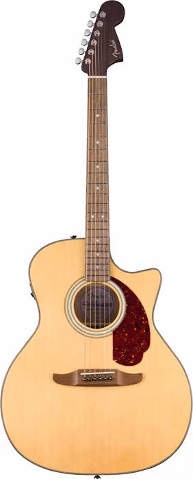 Fender California Deluxe Newporter CE NAT - Elektroakustická gitara