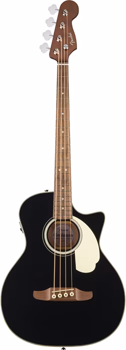 Fender California Deluxe Kingman Bass CE BLK - Elektroakustická basgitara
