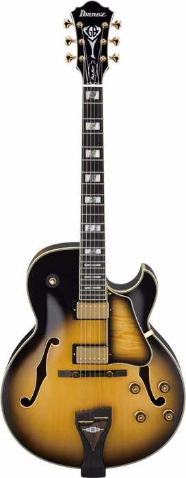Ibanez LGB300 Vintage Yellow Sunburst - Semiakustická gitara