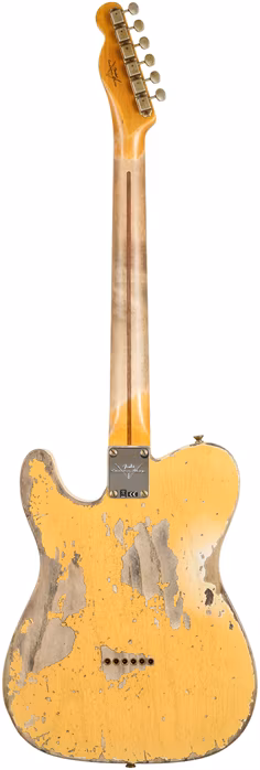 Fender Custom Shop 52 Telecaster Super Heavy Relic Aged Nocaster Blonde - Elektrická gitara