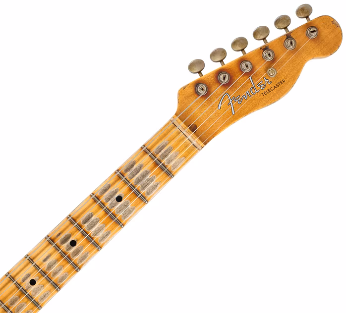 Fender Custom Shop 52 Telecaster Super Heavy Relic Aged Nocaster Blonde - Elektrická gitara