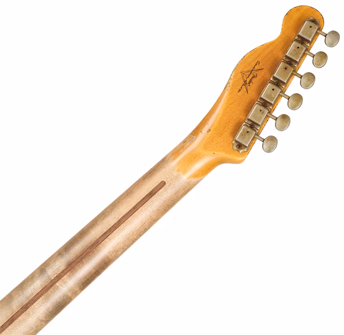Fender Custom Shop 52 Telecaster Super Heavy Relic Aged Nocaster Blonde - Elektrická gitara