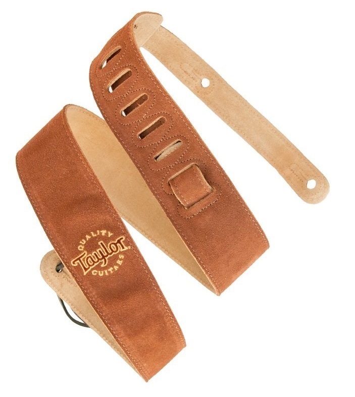 Taylor Honey Suede Logo Guitar Strap