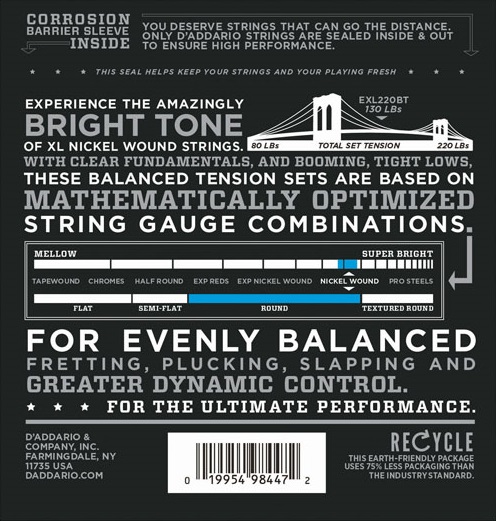 D’Addario EXL220BT
