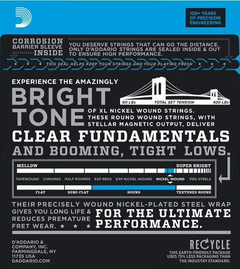 D’Addario ESXL170 Double Ball