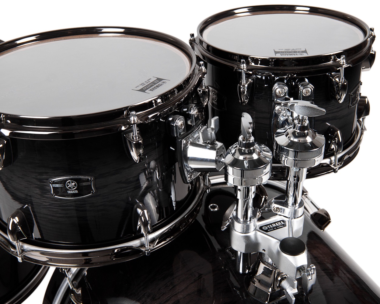 Yamaha Live Custom rock set Black shadow sunburst