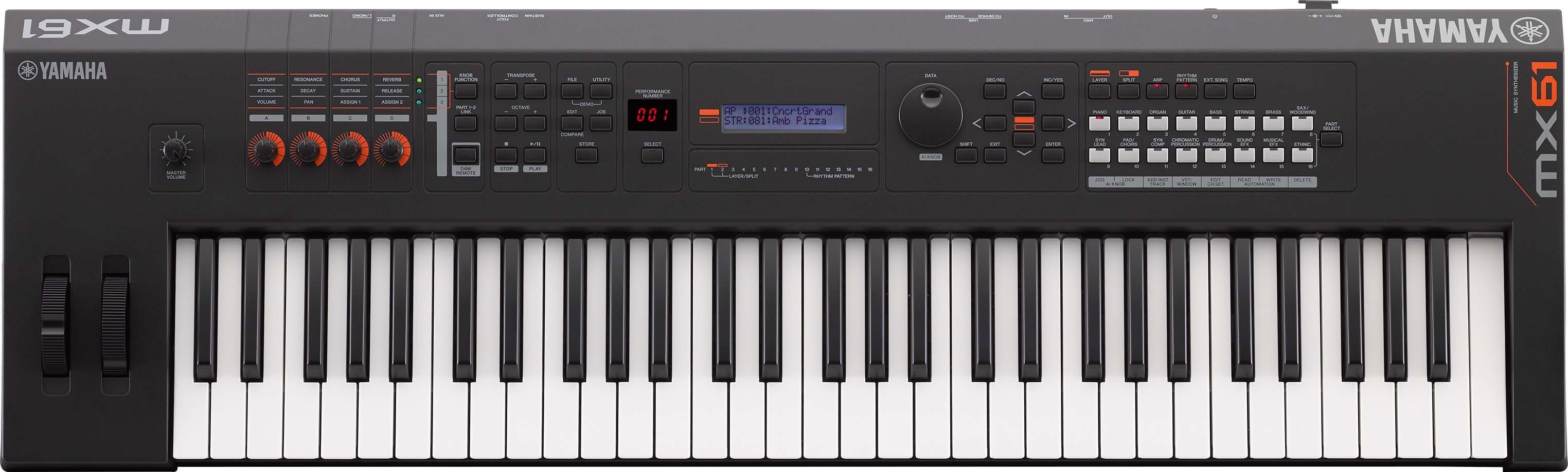 E-shop Yamaha MX 61 V2 BK