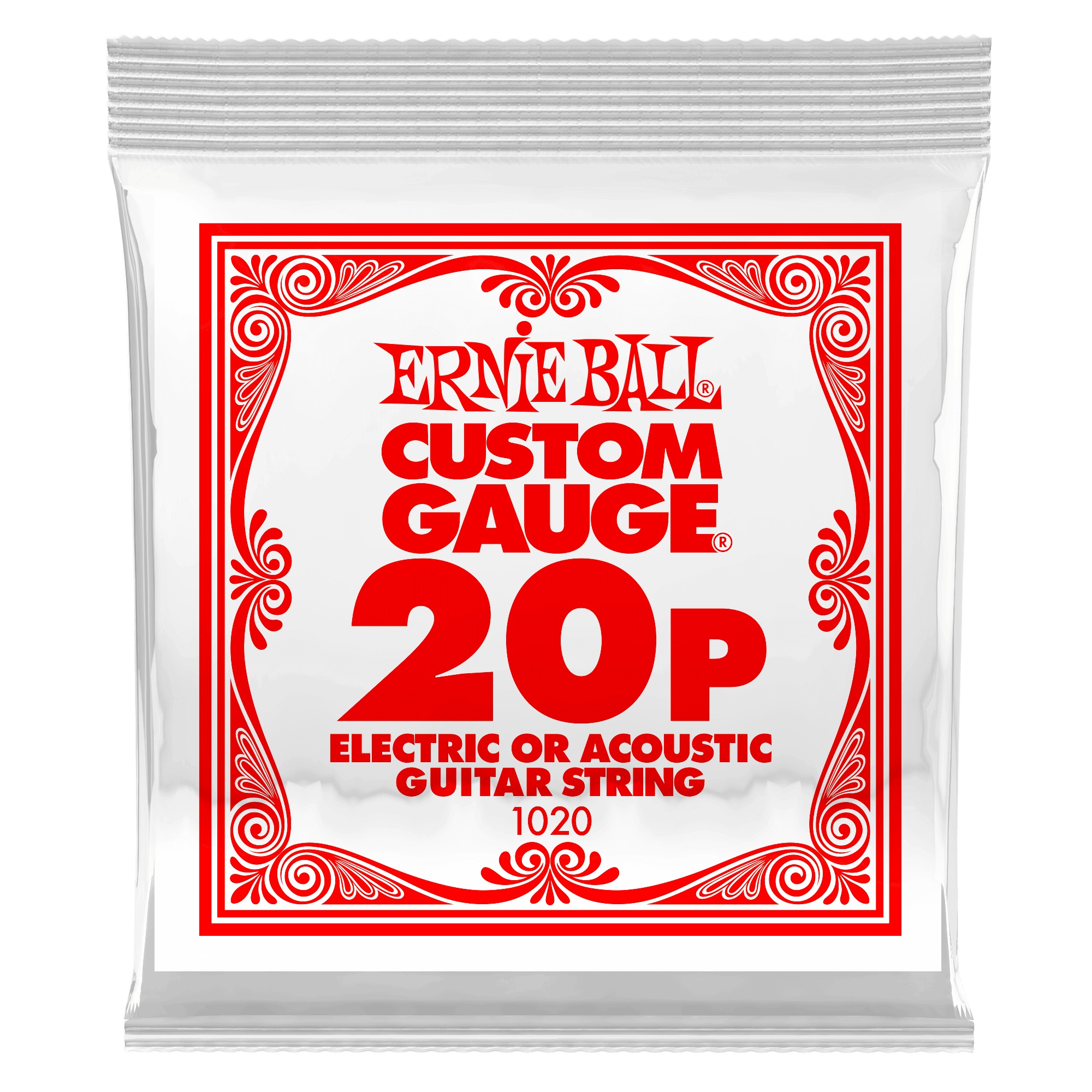 Ernie Ball 1032 Plain Steel Single .020