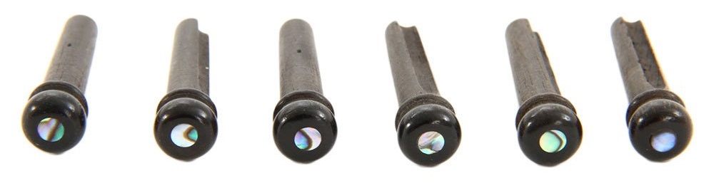 Taylor Bridge Pins Ebony with Abalone