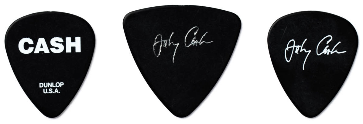 Dunlop Johnny Cash Pick Tin Signature