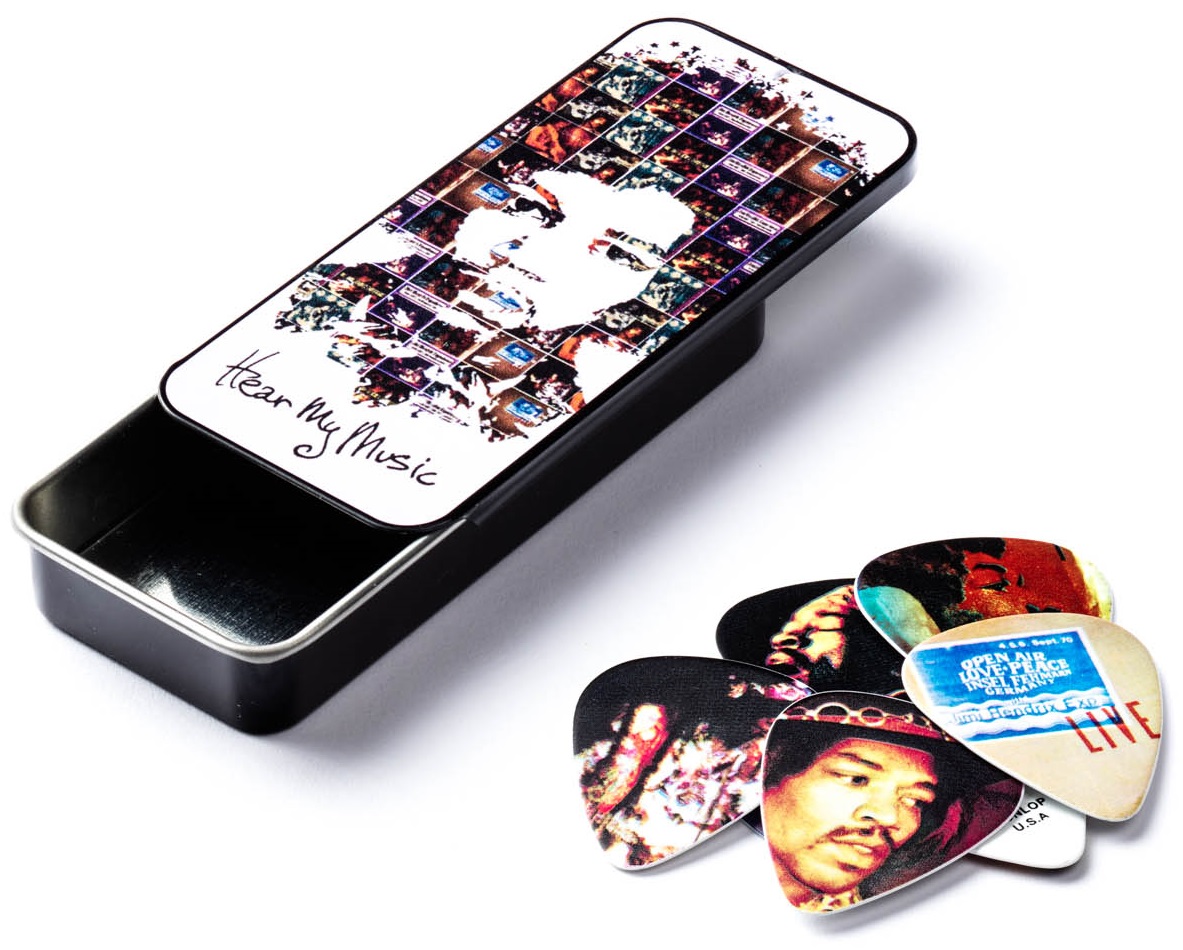 E-shop Dunlop Jimi Hendrix Pick Tin Hear My Music