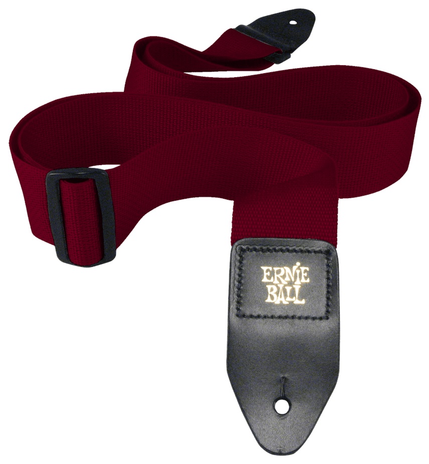 E-shop Ernie Ball Polypro Strap Burgundy