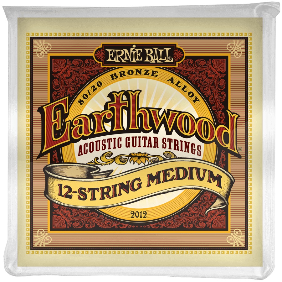 Ernie Ball 2012 Earthwood 80/20 Bronze 12-String Medium