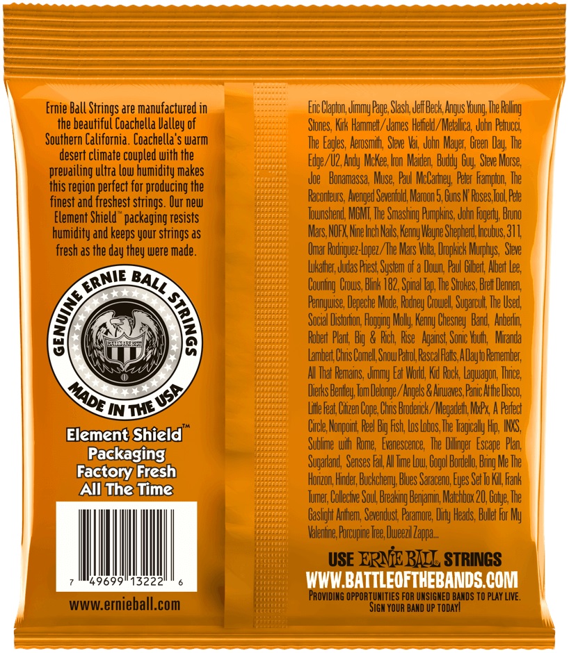 Ernie Ball 3222 Nickel Wound Hybrid Slinky 3 Pack