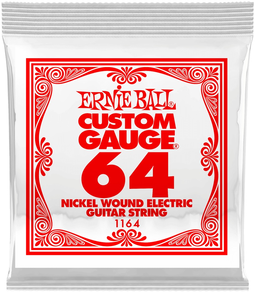 Ernie Ball 1176 Nickel Wound Single .064