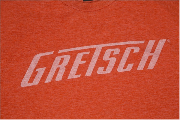 Gretsch Logo T-Shirt Heather Orange XXL