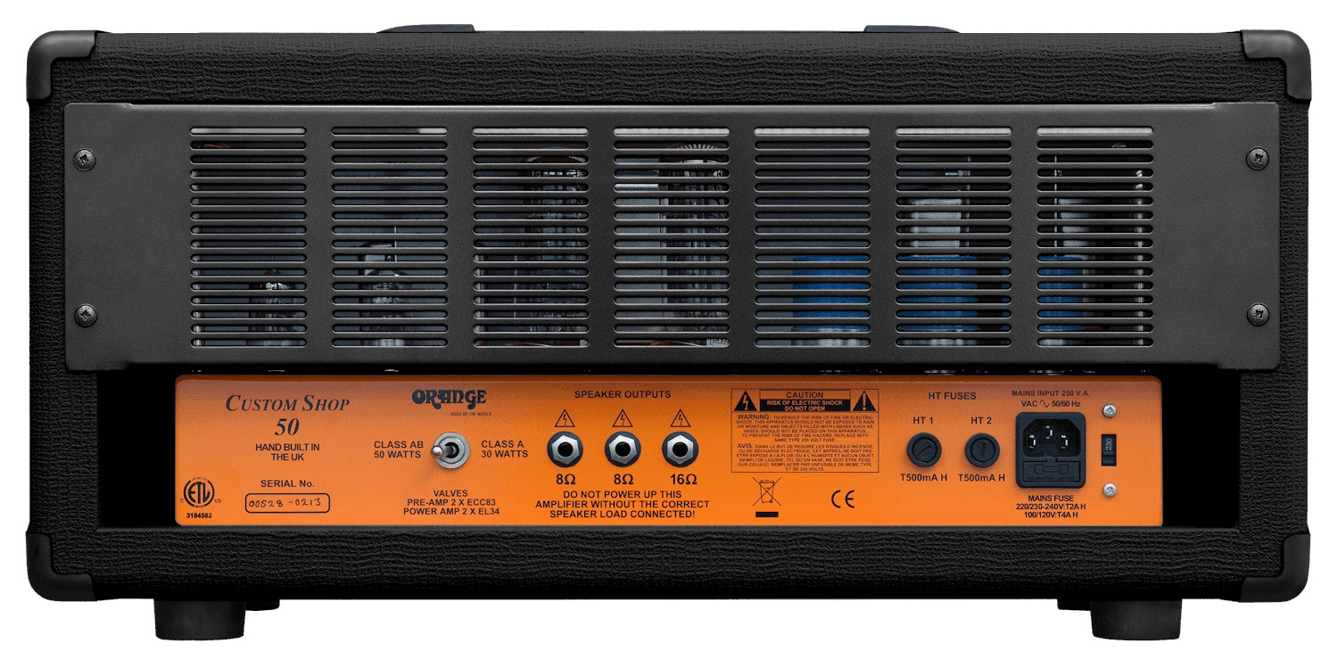 Orange Custom Shop 50 Black