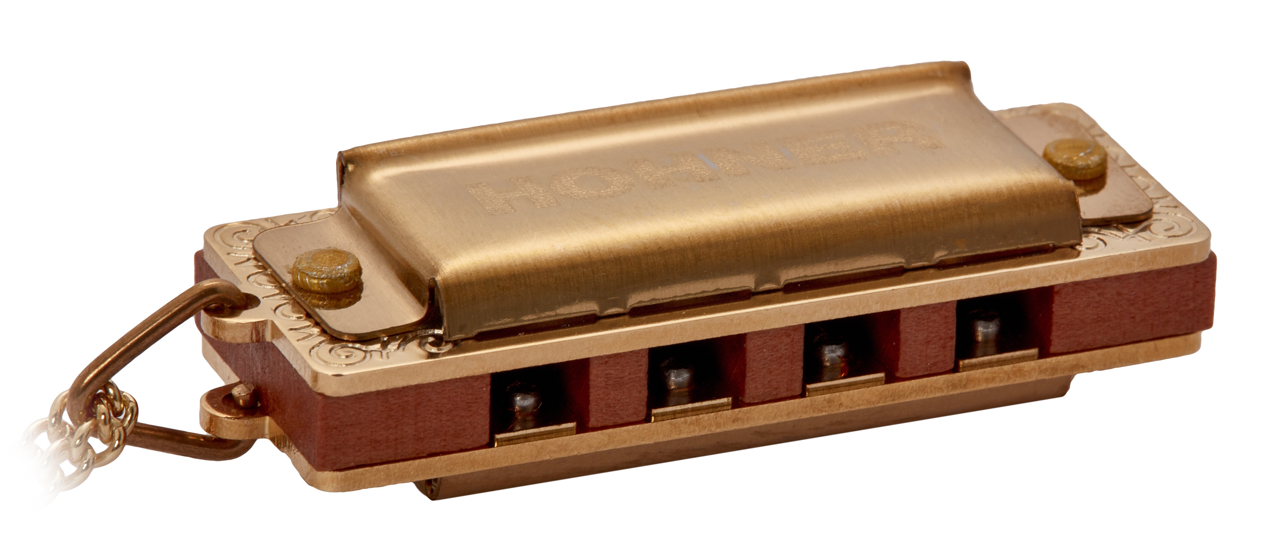 Hohner Little Lady, gold plated with necklace