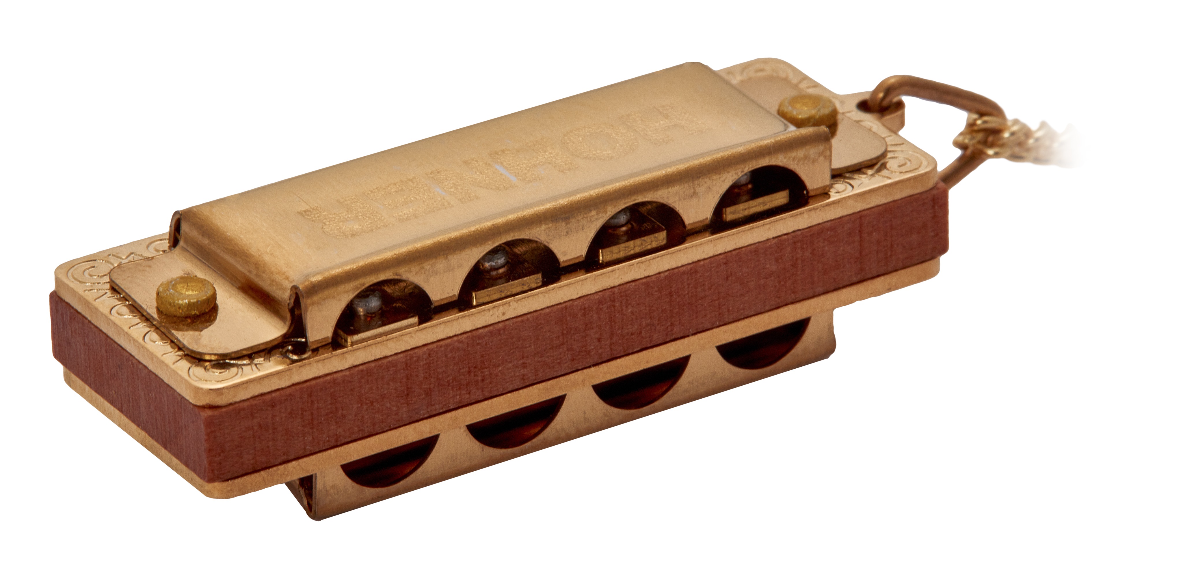Hohner Little Lady, gold plated with necklace