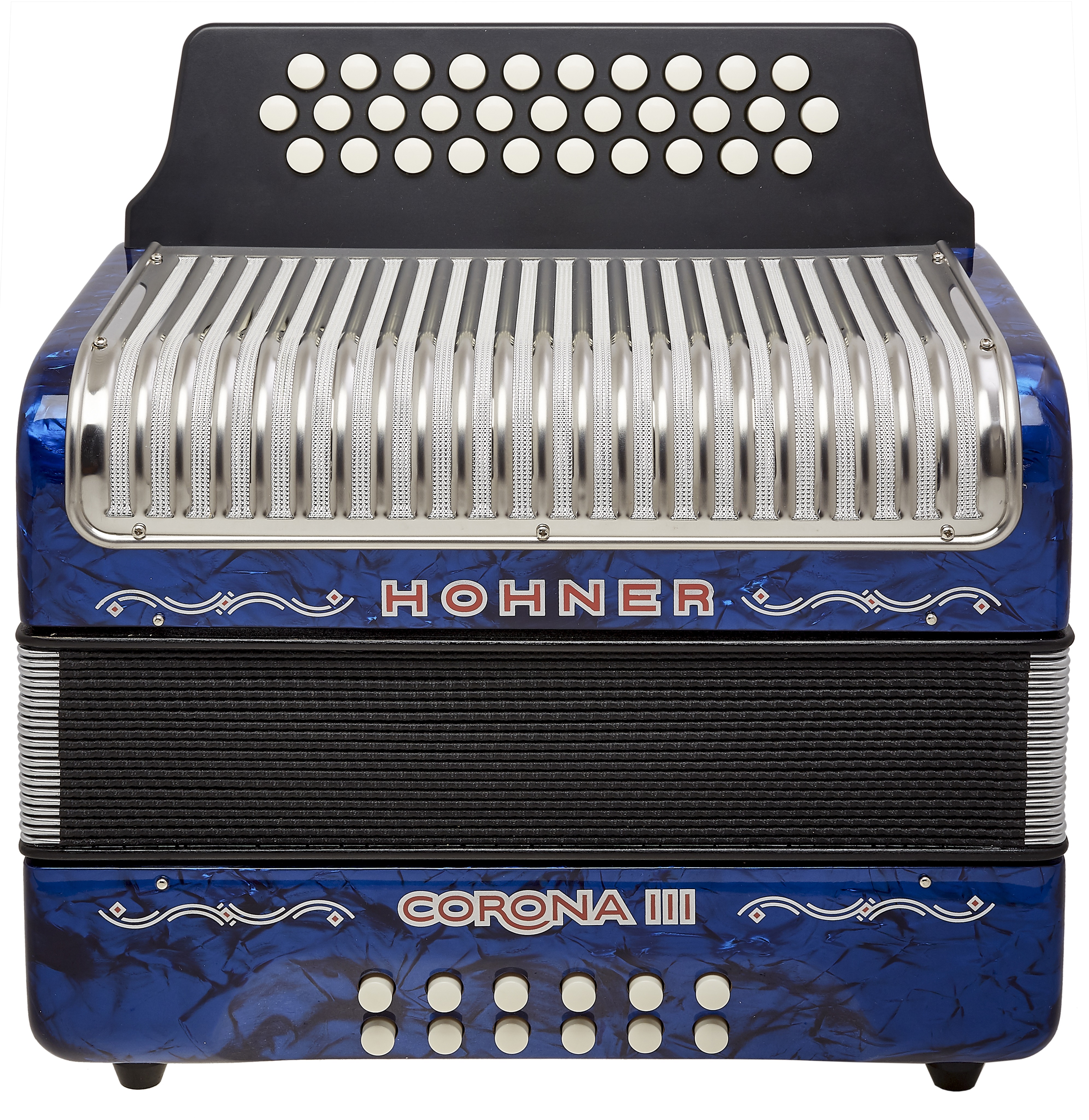 Hohner Corona III BbEbAb, dark blue