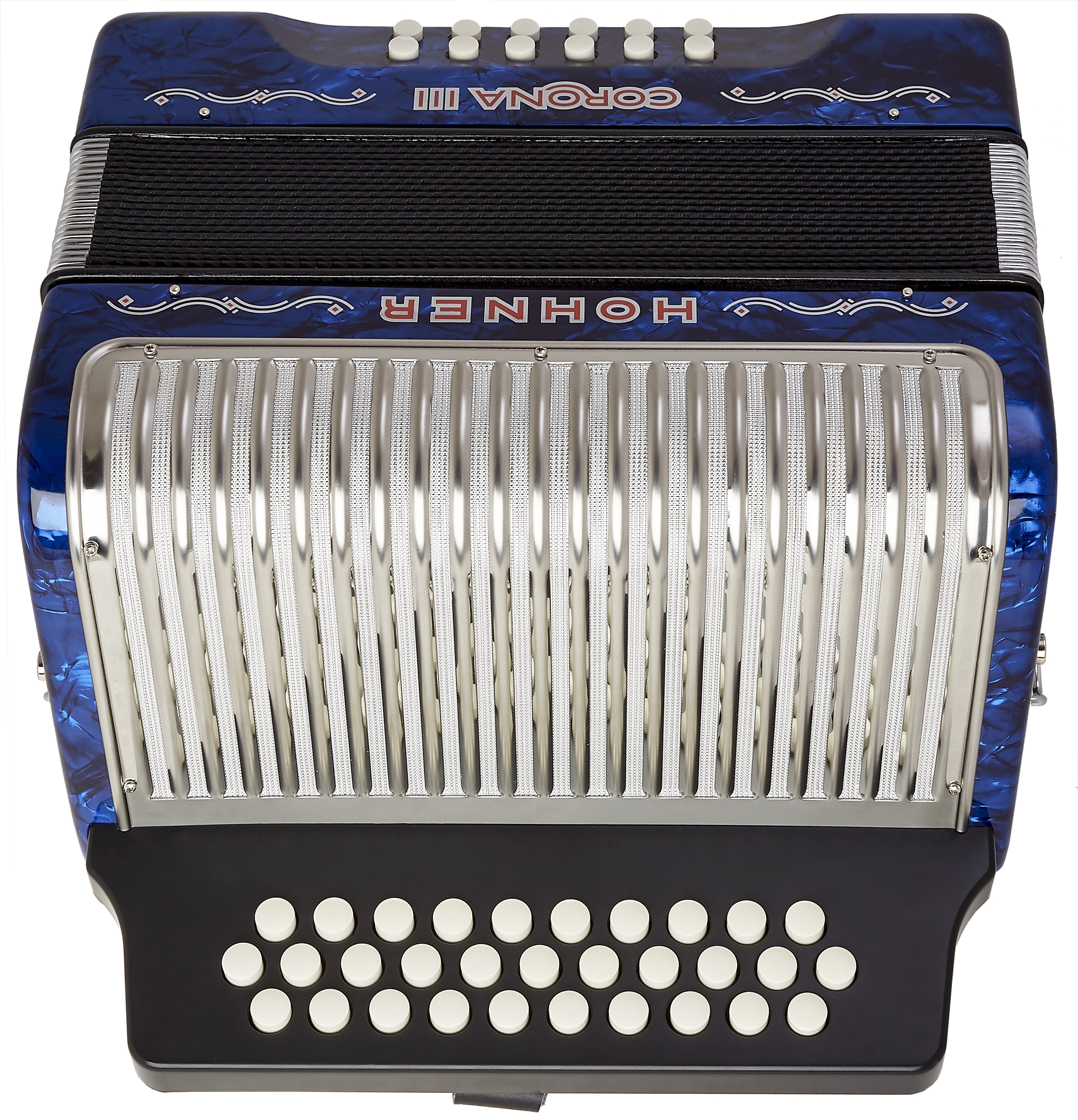 Hohner Corona III BbEbAb, dark blue