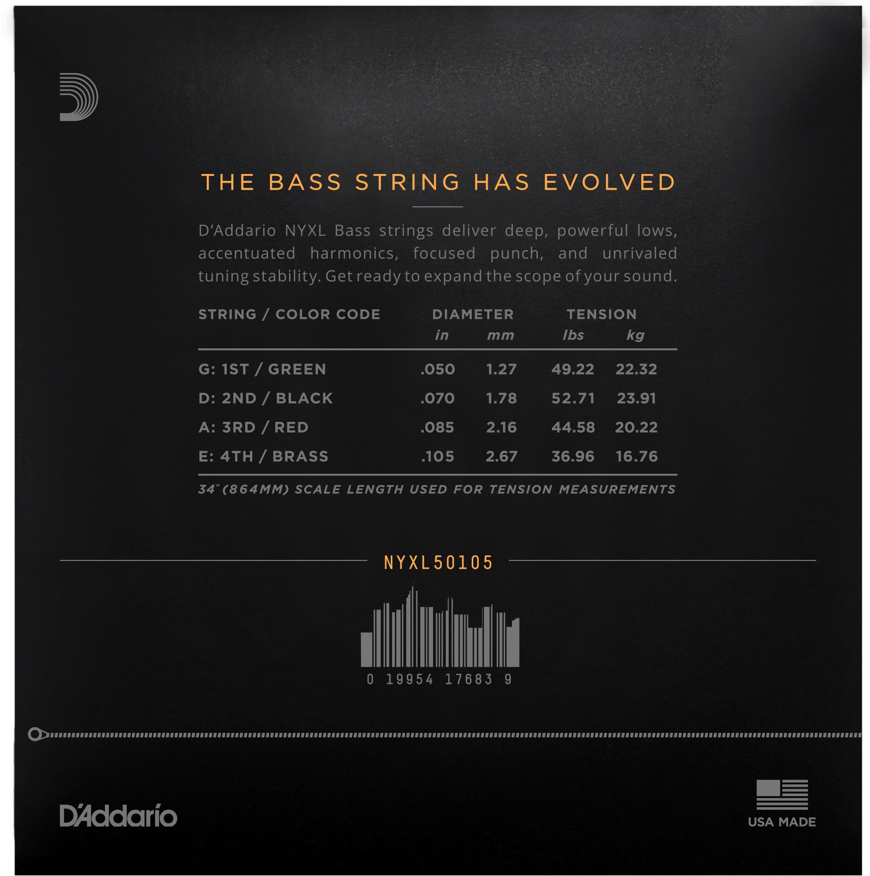 D'Addario NYXL50105