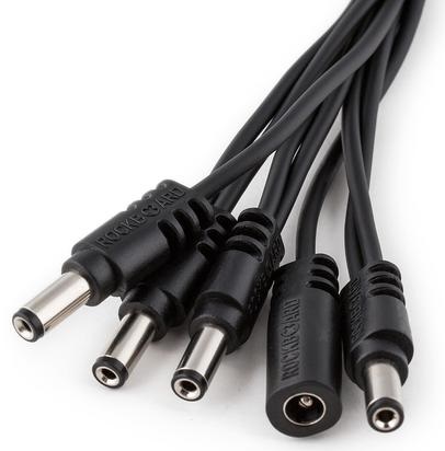 Rockboard Flat Daisy Chain Cable – 8 Outputs, Straight