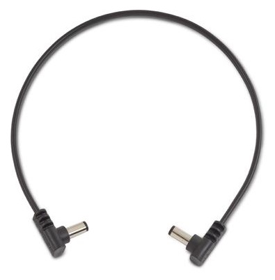 Rockboard Flat Power Cable - Black 30 cm / 11,81 angled/angled