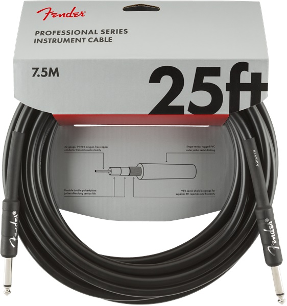 E-shop Fender Professional Series 25' Instrument Cable