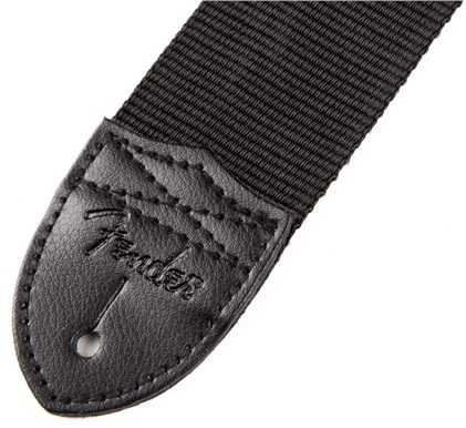 Fender 2″ Nylon Lightning Bolt Strap, Black