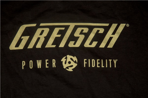 Gretsch Power & Fidelity Logo T-Shirt Black M