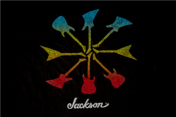 Jackson Guitar Shapes T-Shirt Black M