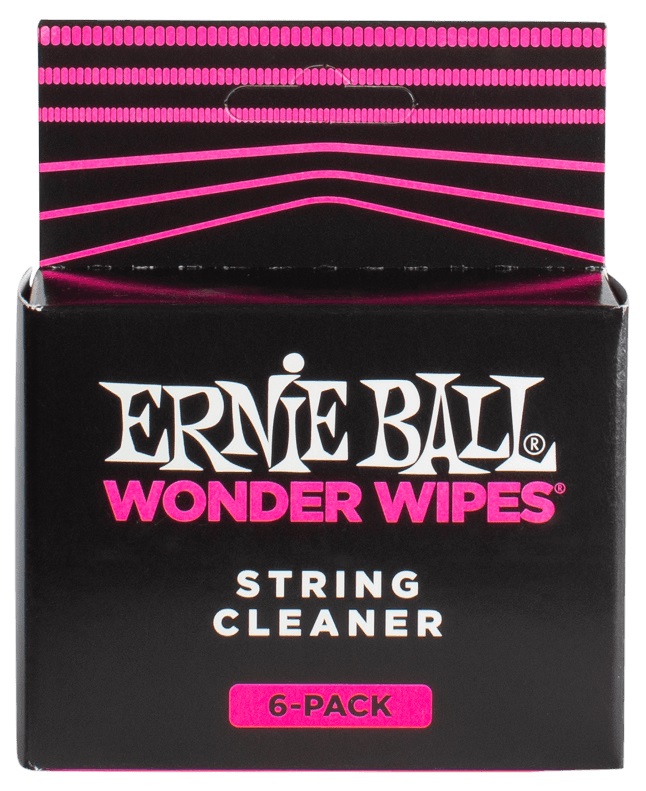 Ernie Ball Wonder Wipes String Cleaner 6-Pack