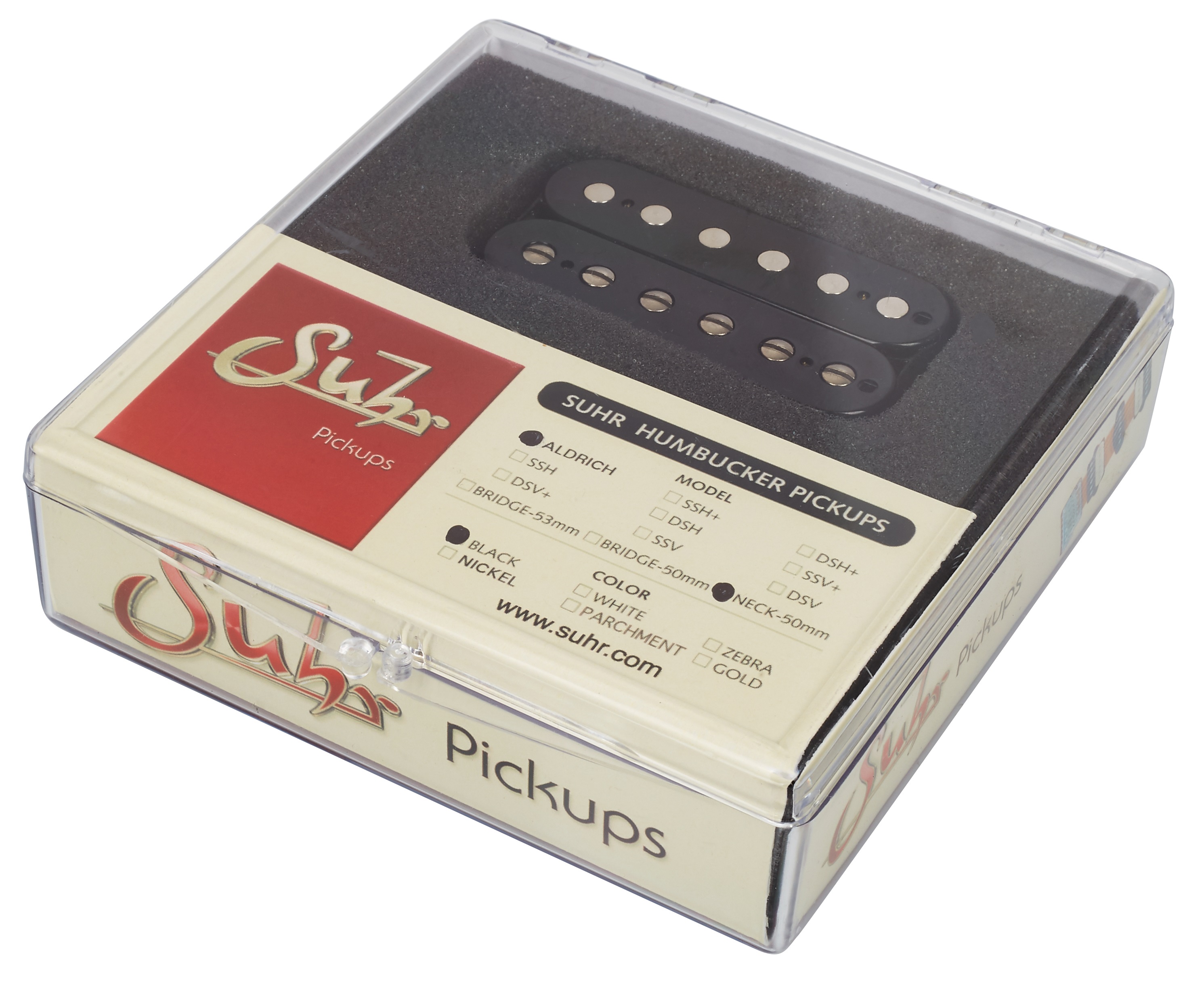 Suhr Aldrich, Hot Humbucker Pickup, Neck, Black