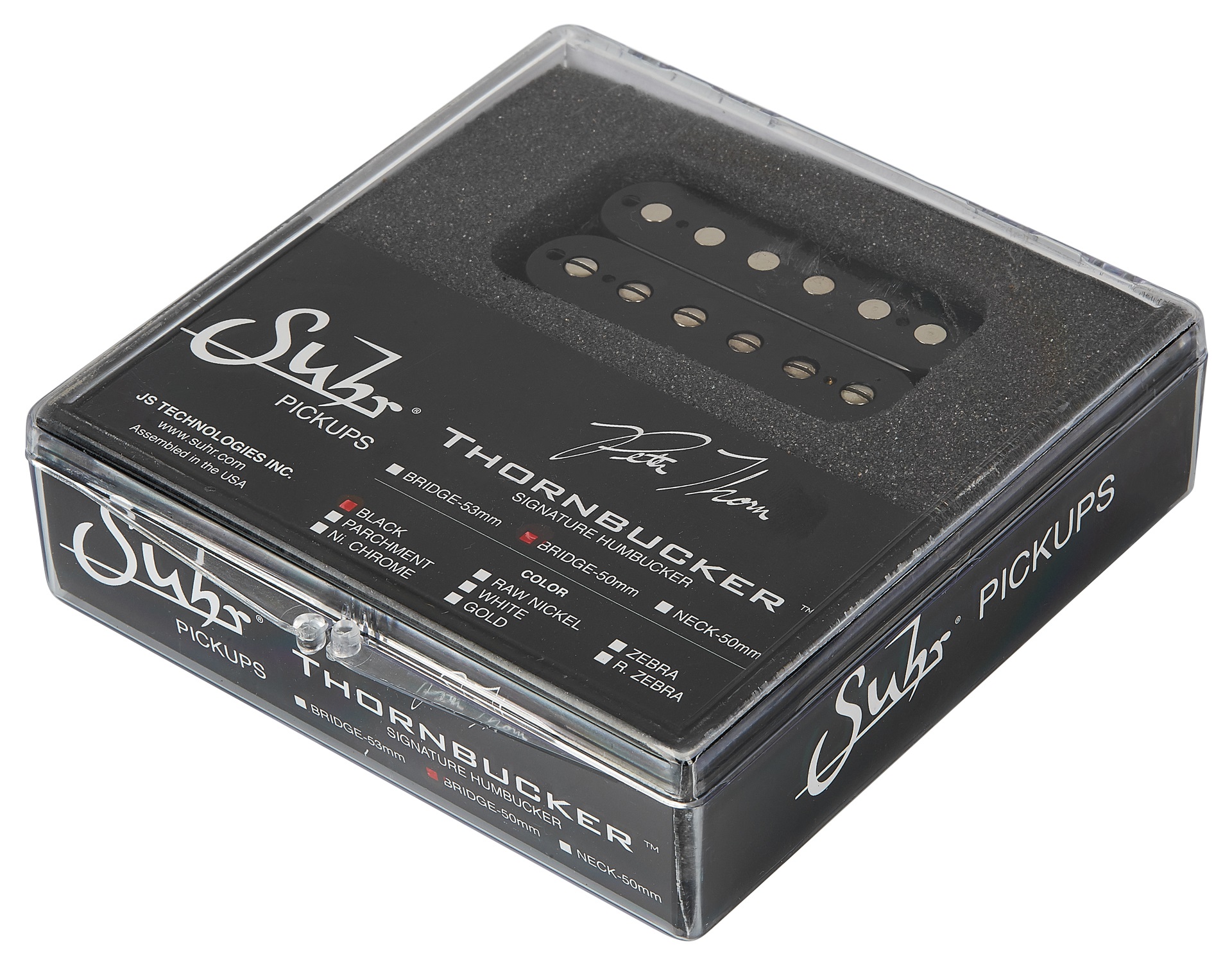 Suhr Thornbucker, Humbucker Pickup, Bridge 50mm position, Black