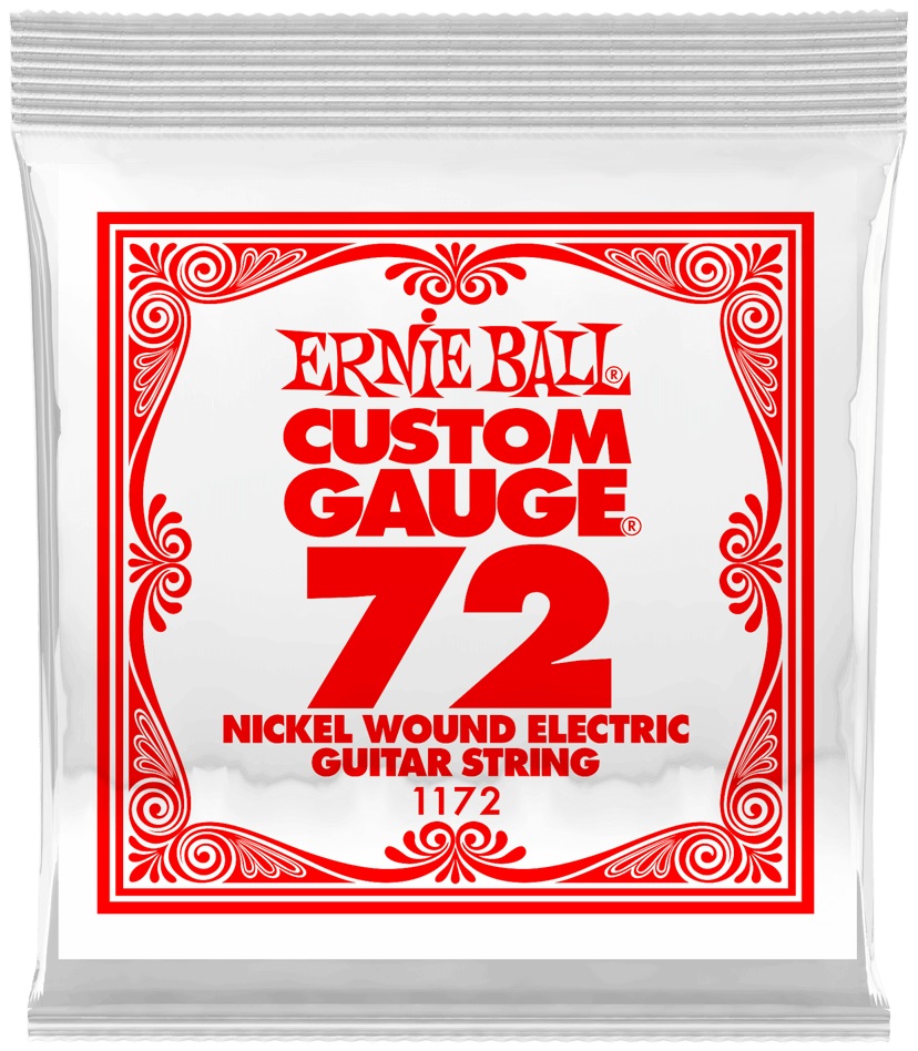 Ernie Ball 1184 Nickel Wound Single .072