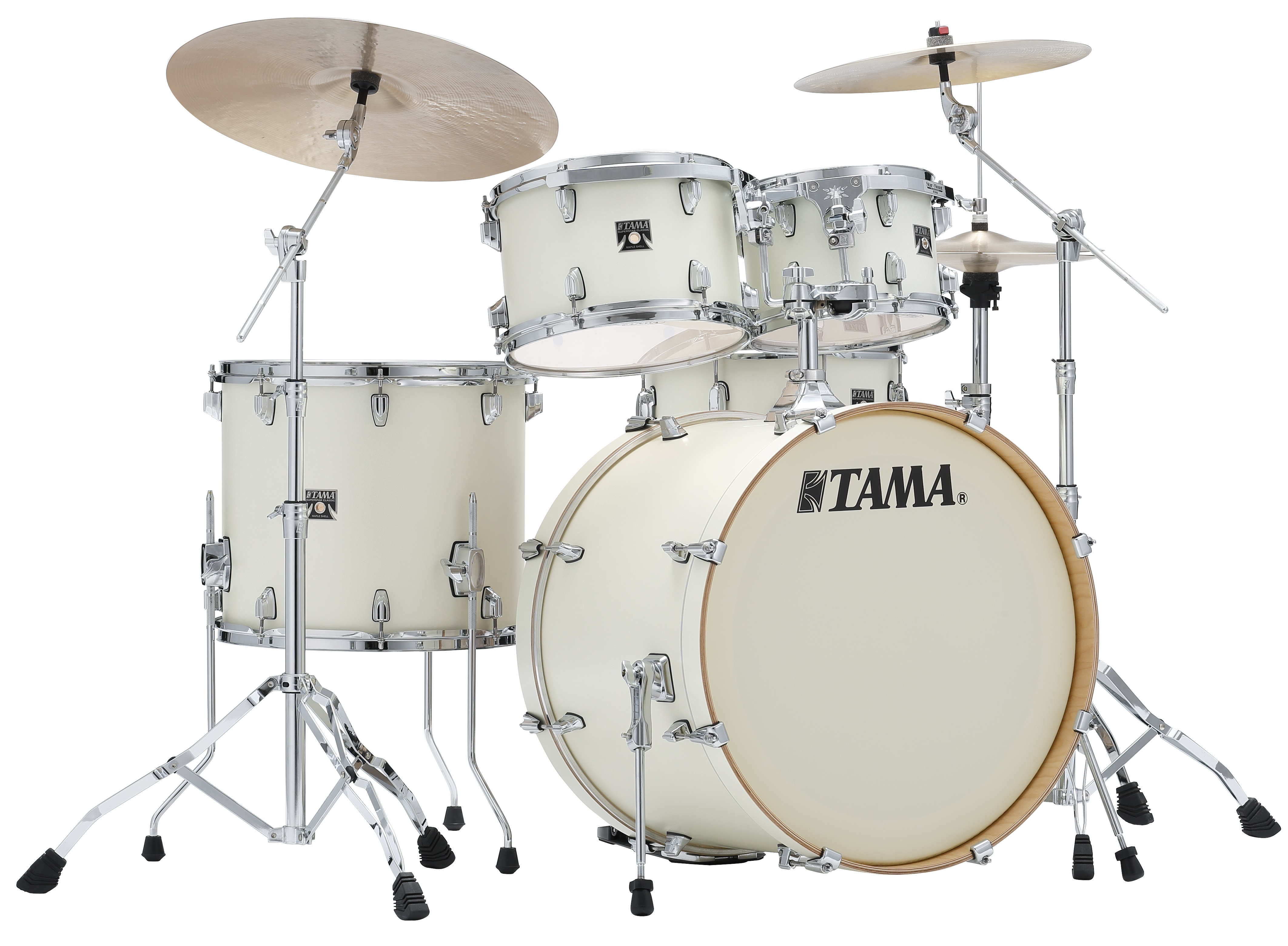 Tama Superstar Classic Maple Vintage White Sparkle Rock Set