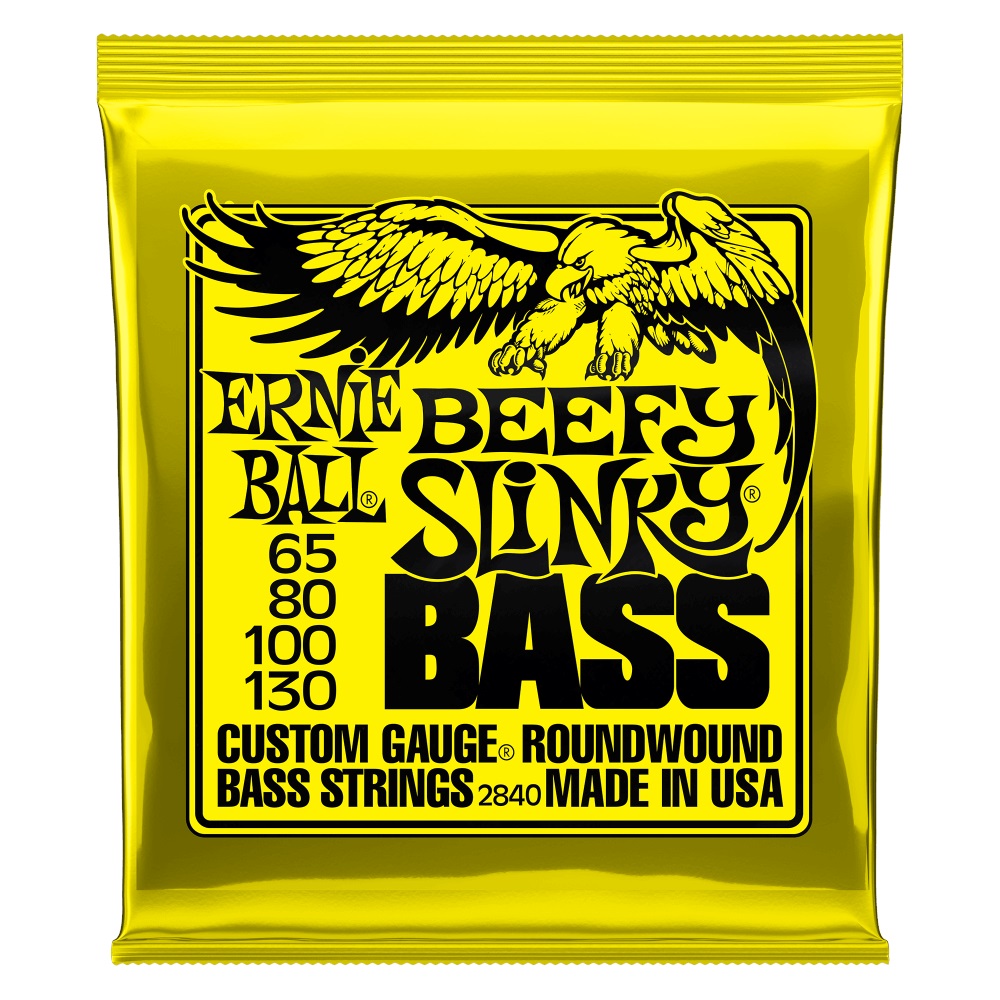 E-shop Ernie Ball 2840 Beefy Slinky Nickel Wound Electric Bass 65-130