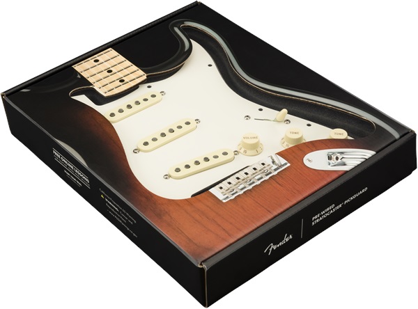 Fender Pre-Wired Pickguard, Strat SSS CUST 69 WBW